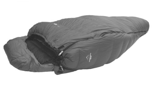 Down Sleeping Bags - Criterion Expander Baffle - Summer & Winter models available. Pictured zipped in.