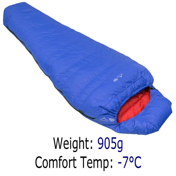 3 Season Sleeping Bag - Criterion Prime 400 - 905g -6°C Comfort Temp