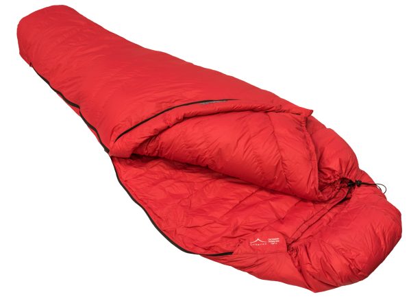 Down Sleeping Bags - Criterion Prime 550 Open - Total Weight 1055 gms; Temperature -12 °C