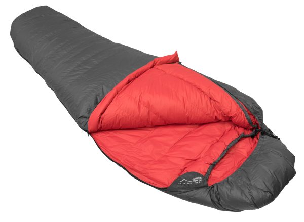 Down Sleeping Bags - Criterion Prime 700 Open - Total Weight 1210 gms; Temperature -18 °C
