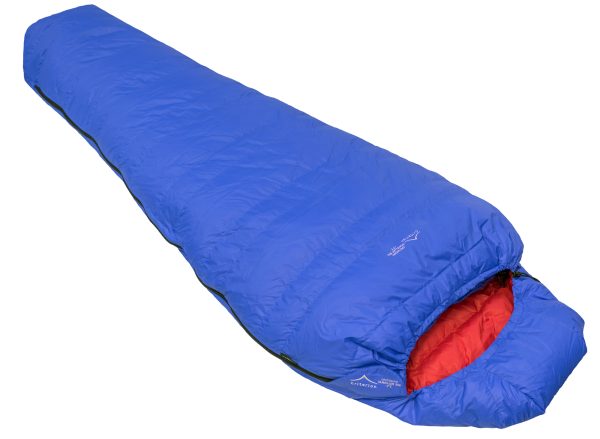 Down Sleeping Bags - Criterion Traveller 500 - Total Weight 1005 gms; Temperature -7 °C