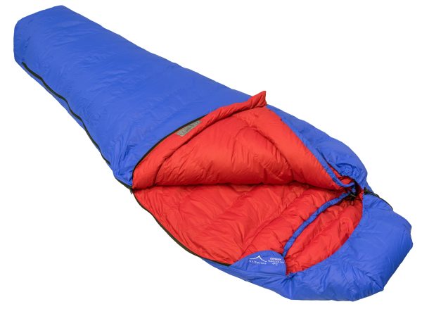 Down Sleeping Bags - Criterion Traveller 500 - Total Weight 1005 gms; Temperature -7 °C