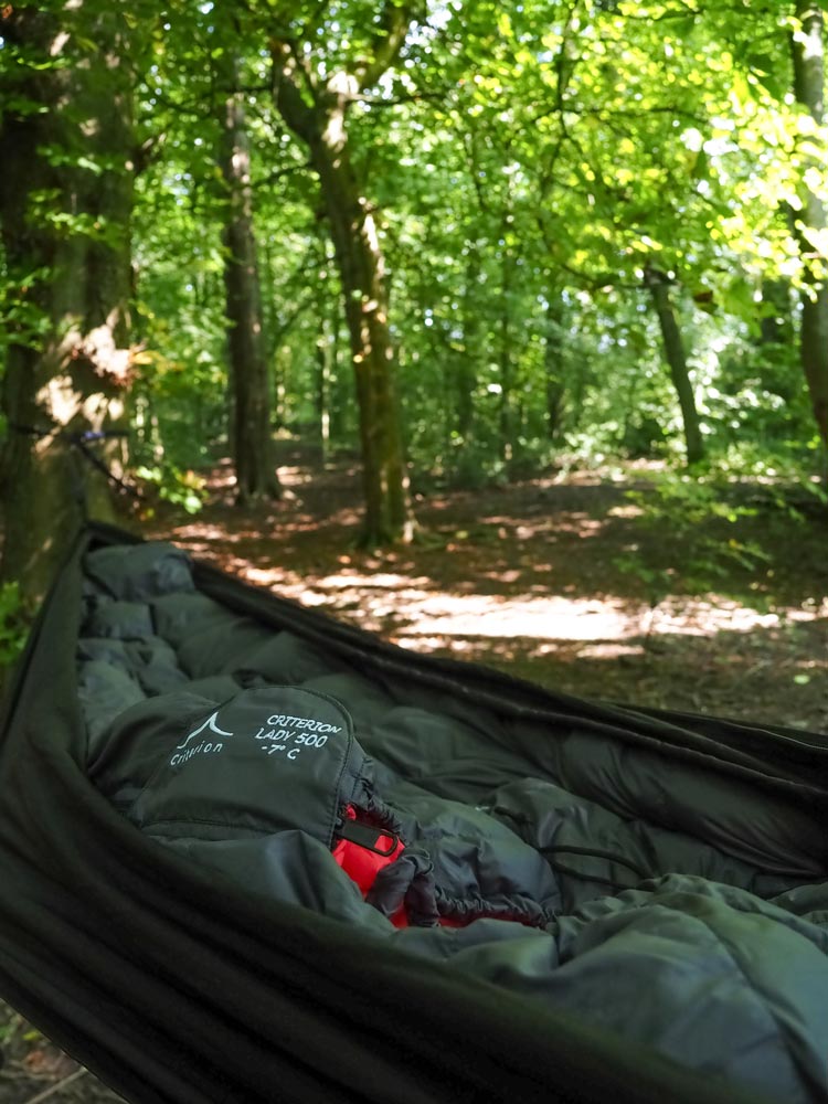 Criterion Lady 500 Down Sleeping Bag - Hammock Camping