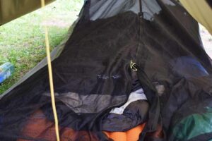 A Criterion Quantum 200 in an ultra lightweight tent